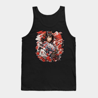 Samurai Girl Tank Top